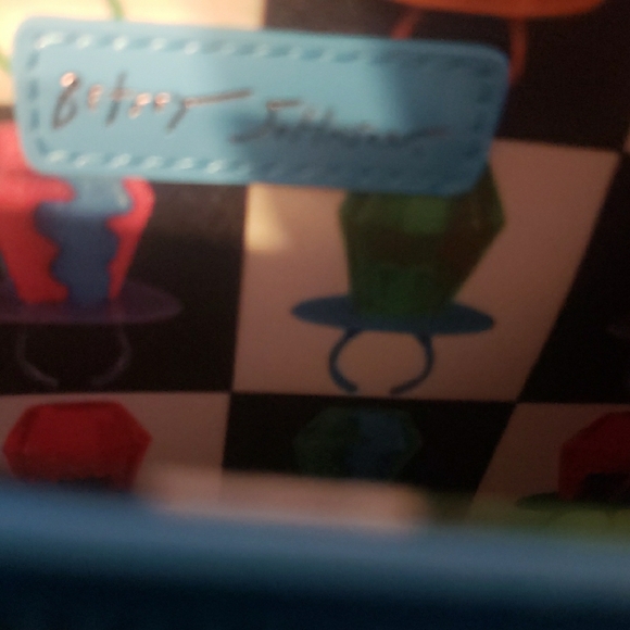 Betsey Johnson Blue Raspberry Ring Pop Bag - Picture 8 of 12